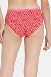 Rosaline Statement Shapes Low Rise Full Coverage Hipster Panty - Shapes Squares — thumbnail 2